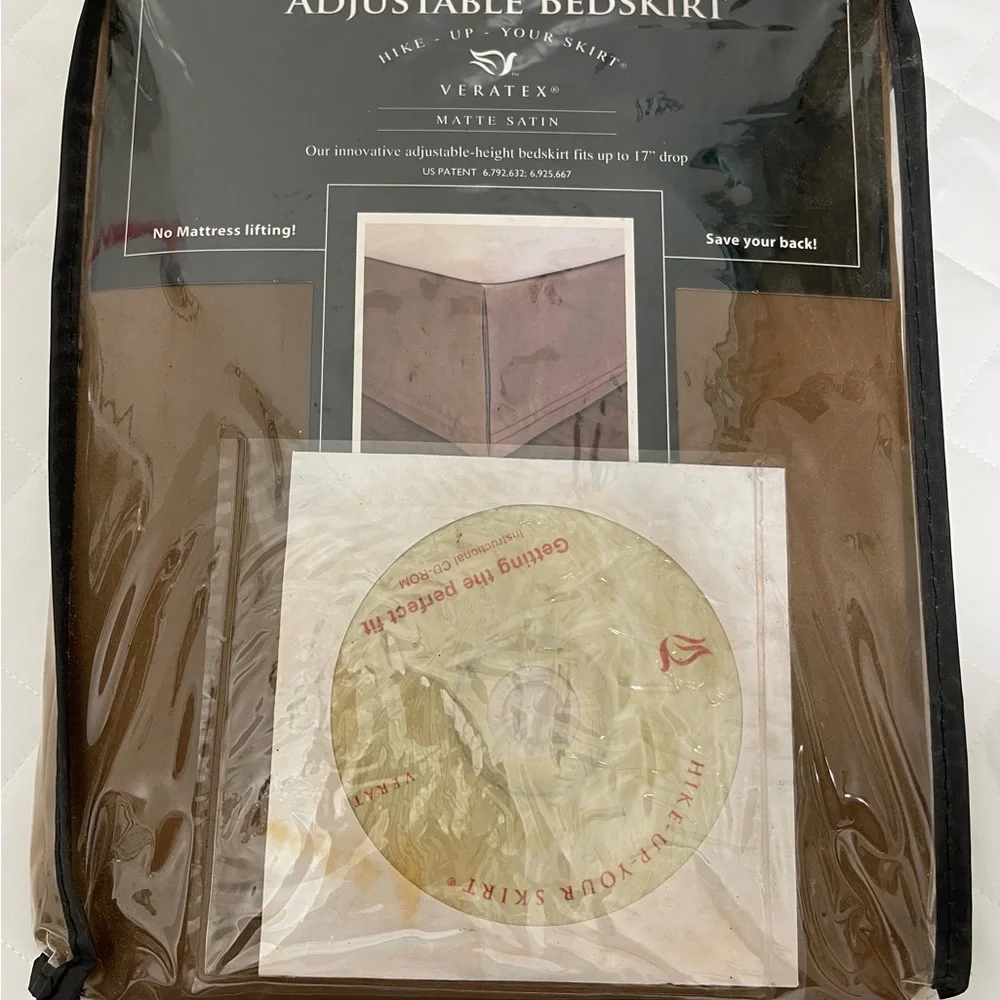Adjustable Bedskirt - Brown